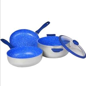 4 PIECES CERAMIC COOKWARE SET